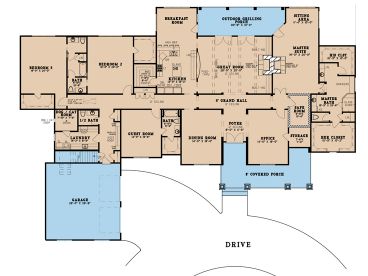 1st Floor Plan, 074H-0094