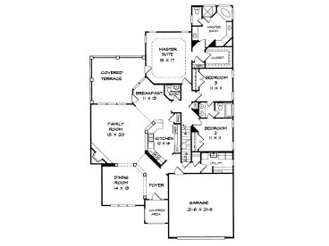 1st Floor Plan, 019H-0009
