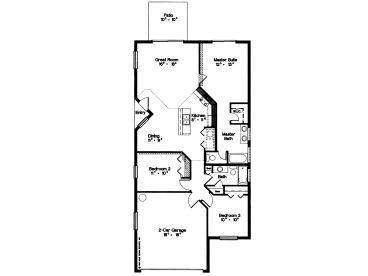 Floor Plan, 043H-0016