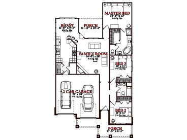 Floor Plan, 073H-0083
