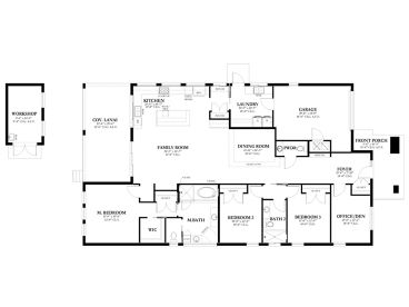 Floor Plan, 064H-0141