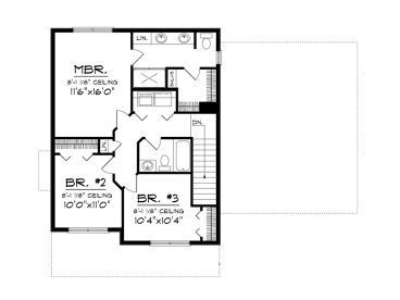 2nd Floor Plan, 020H-0341