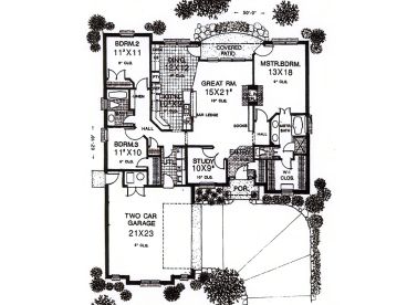 Floor Plan, 002H-0100
