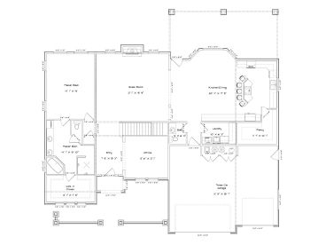 1st Floor Plan, 065H-0016