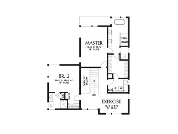 2nd Floor Plan, 034H-0430