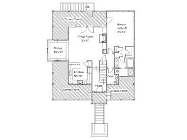 1st Floor Plan, 041H-0092