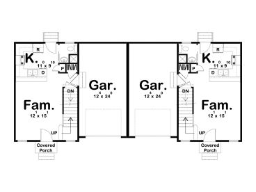 1st Floor Plan, 050M-0021