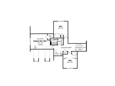 2nd Floor Plan, 014H-0094