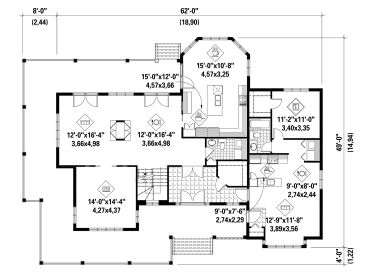 1st Floor Plan, 072H-0177