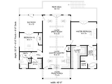 Floor Plan, 062H-0405