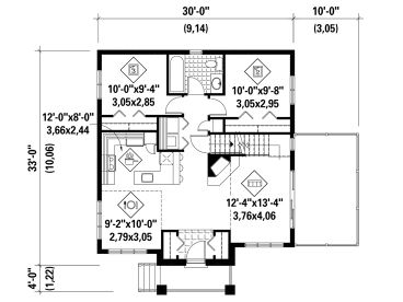 1st Floor Plan, 072H-0220