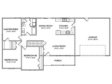 Floor Plan, 048H-0060