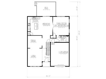 1st Floor Plan, 068H-0046