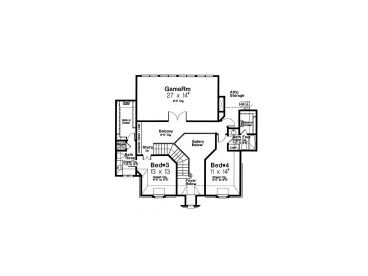 2nd Floor Plan, 002H-0141