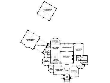 1st Floor Plan, 029H-0130