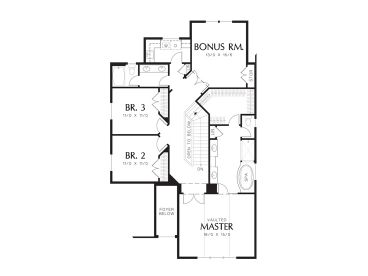 2nd Floor Plan, 034H-0406