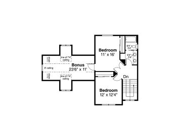 2nd Floor Plan, 051H-0270