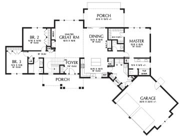 Floor Plan, 034H-0452