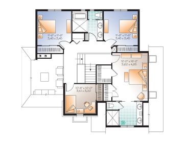 2nd Floor Plan, 027H-0297