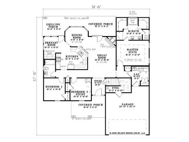 1st Floor Plan, 025H-0212