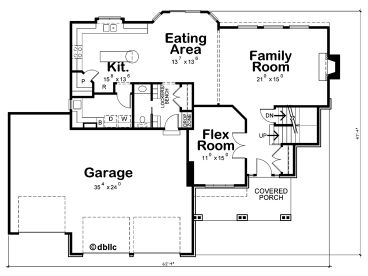 1st Floor Plan, 031H-0405
