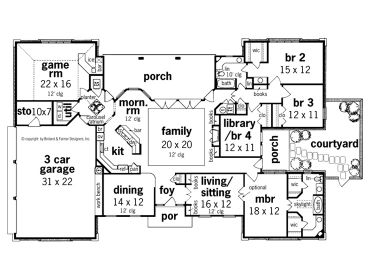 Floor Plan, 021H-0158