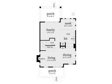 1st Floor Plan, 052H-0048