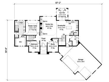 Floor Plan, 023H-0139