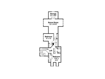 2nd Floor Plan, 051H-0110