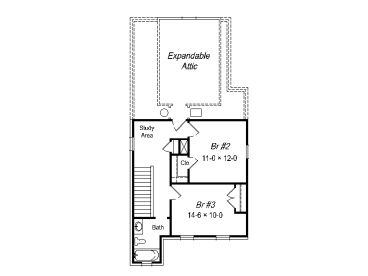 2nd Floor Plan, 061H-0033