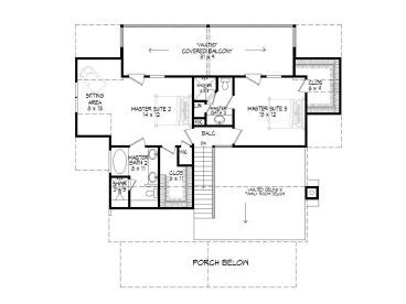 2nd Floor Plan, 062H-0098