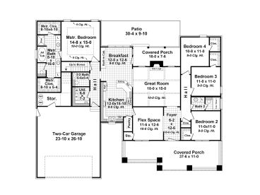 1st Floor Plan, 001H-0174