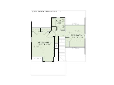 2nd Floor Plan, 025H-0243