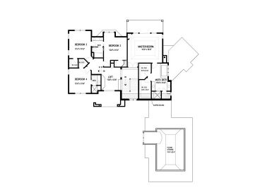2nd Floor Plan, 007H-0118