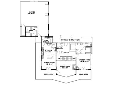 1st Floor Plan, 012H-0242