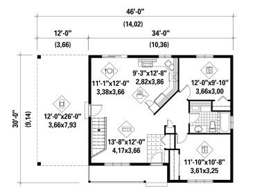 Floor Plan, 072H-0023