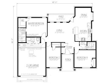 Floor Plan, 068H-0016