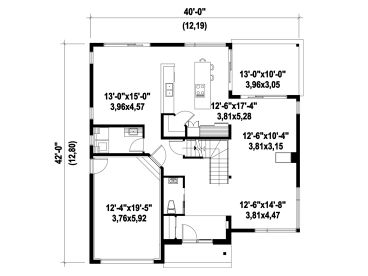 1st Floor Plan, 072H-0227