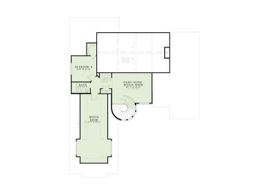 2nd Floor Plan, 025H-0292