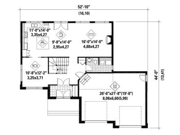 1st Floor Plan, 072H-0163
