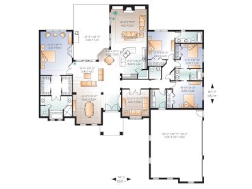 Floor Plan, 027H-0380