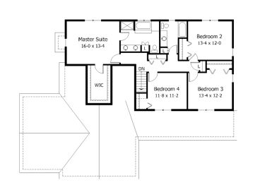 2nd Floor Plan, 023H-0020