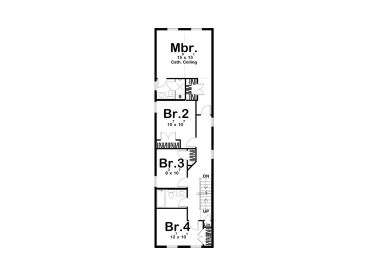 2nd Floor Plan, 050H-0331