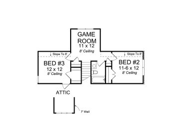2nd Floor Plan, 059H-0138