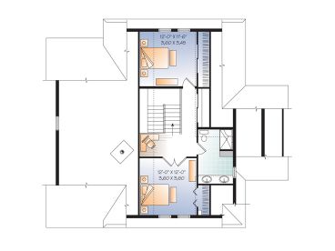 2nd Floor Plan, 027H-0347