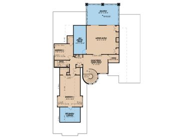 2nd Floor Plan, 074H-0087