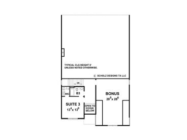 2nd Floor Plan, 031H-0263