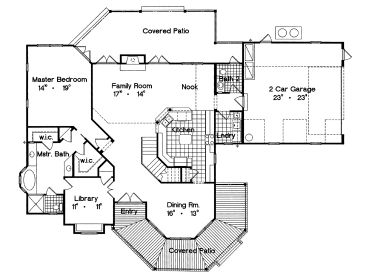 1st Floor Plan, 043H-0254