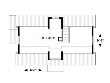 2nd Floor Plan, 027H-0477