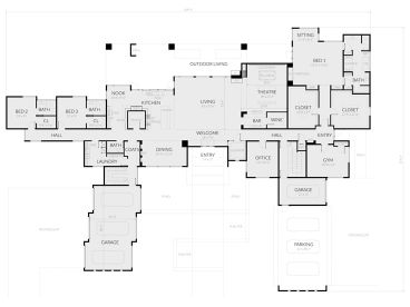 1st Floor Plan, 052H-0141